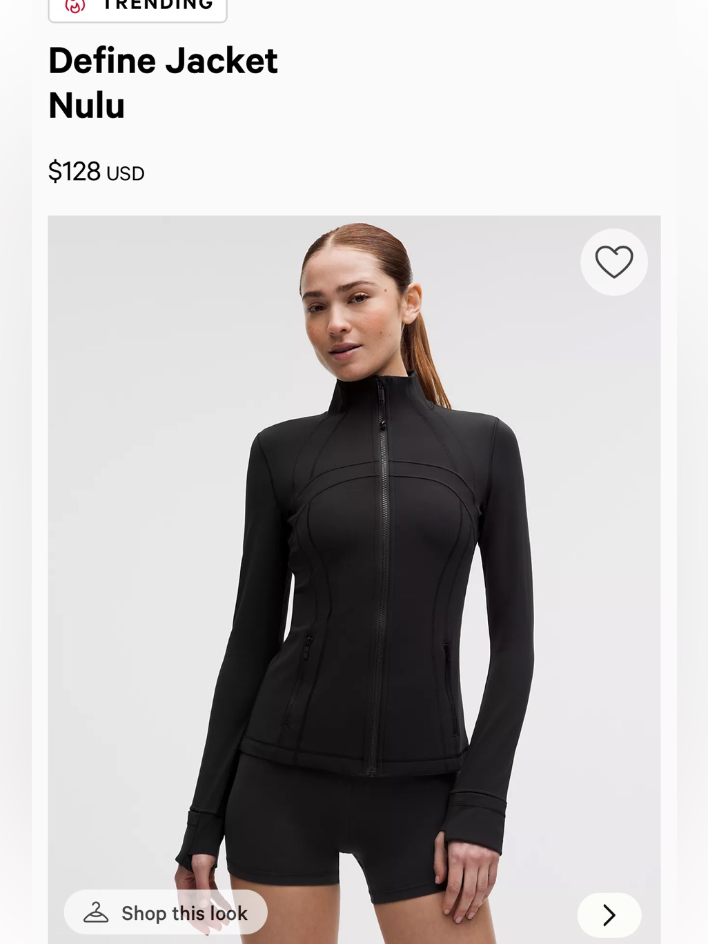 Lululemon Define Jacket Black